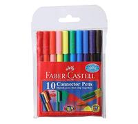 Faber-Castell Connector Pen Set - Pack of 10 (Assorted)