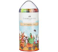FABER -CASTELL CONNECTOR PENS TIN OF 20