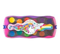 Faber-Castell Watercolour Set Unicorn Connector – 12 colours incl. opaque white & sticker – Pink