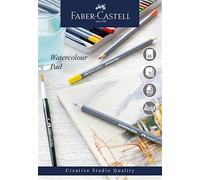 Faber-Castell Creative Studio Acrylic Paint Pad, A5, Acid Free Gummed Paper, 240 GSM, 15 Sheets For Acrylic Painting, Arts, Craft, Home And School