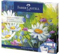 Faber-Castell Creative Studio Acrylic Painting Set, 18 Pieces and Accessories, Art, Craft, Painting Supplies, Adults, Kids