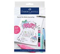 Faber-Castell Creative Studio Bullet Journaling Starter Set, Multicoloured, 9 Pieces, Art, Craft, Drawing, Sketching, Home, School, University, Colouring