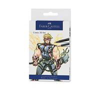 Faber-Castell Creative Studio Comic Illustration 3D Set, Multicoloured, 11 Pieces, For Art, Craft, Drawing, Sketching, Home, School, University, Colouring