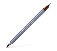 Faber-Castell Creative Studio Goldfaber Aqua Dual Marker, Burnt Siena, Single Marker, For Art, Craft, Drawing, Sketching, Home, School, University, Colouring