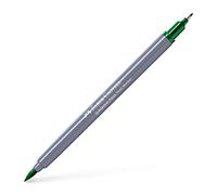 Faber-Castell Creative Studio Goldfaber Aqua Dual Marker, Emerald Green, Single Marker, For Art, Craft, Drawing, Sketching, Home, School, University, Colouring