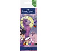 Faber-Castell Creative Studio Goldfaber Aqua Dual Marker, Fantasy, Wallet of 4, Art, Craft, Drawing, Sketching, Home, School, University, Colouring