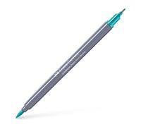 Faber-Castell Creative Studio Goldfaber Aqua Dual Marker, Light Cobalt Green, Single Marker, For Art, Craft, Drawing, Sketching, Home, School, University, Colouring
