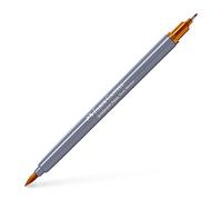 Faber-Castell Creative Studio Goldfaber Aqua Dual Marker, Light Yellow Ochre, Single Marker, For Art, Craft, Drawing, Sketching, Home, School, University, Colouring