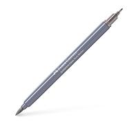 Faber-Castell Creative Studio Goldfaber Aqua Dual Marker, Warm Grey Iii, Single Marker, For Art, Craft, Drawing, Sketching, Home, School, University, Colouring