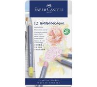 Faber-Castell Goldfaber Aqua Watercolour Pastel Pencils in Tin (12pk)
