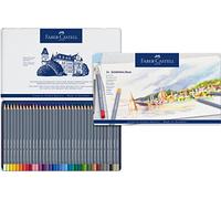 Faber-Castell Creative Studio Goldfaber Aqua Watercolour Pencil, Multicoloured (Multicoloured) Tin Of 36 Pencils, For Art, Craft, Drawing, Sketching, Home, School, University, Colouring