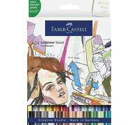 Faber-Castell Creative Studio Goldfaber Sketch Marker, Wallet Of 24, Wallet Of 24, For Art, Craft, Drawing, Sketching, Home, School, University, Colouring