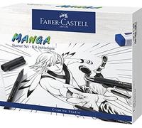 Faber-Castell Creative Studio Manga Starter Set, Multicoloured, Art, Craft, Drawing, Sketching, Home, School, University, Colouring