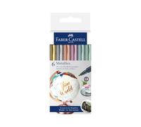 Faber-Castell Metallic Markers Assorted (6pk)