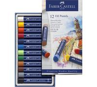 Faber-Castell Creative Studio Oil Pastels, Wallet of 12