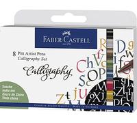Faber-Castell Creative Studio PITT Artist Calligraphy Pen Set (Pack of 8)