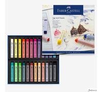 Faber-Castell Creative Studio Soft Pastel Set Cardboard Wallet 24 Colours Art...