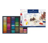 Faber-Castell Creative Studio Soft Pastels Mini, Multicoloured, Cardboard Wallet Of 72, For Art, Craft, Drawing, Sketching, Home, School, University,