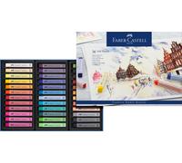Faber-Castell Creative Studio Soft Pastels, Multicoloured, Cardboard Wallet of 36, for Art, Craft, Drawing, Sketching, Home, School, University, Colouring