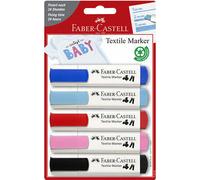 Faber-Castell Creative Studio Textile Marker Baby Colours (5pk)