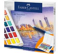 Faber-Castell Creative Studio Watercolour 48 Pan Set, Art, Painting, Home, Office, Art Studio, Artist Supplies, Gift, Present
