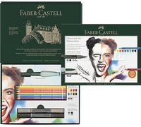 Faber-Castell Discovery Set Albrecht Durer Water Soluble Art Set, 12 Pieces, Artist Supplies, Watercolour Colouring Pencils, Watercolour Markers Pens, Water Brush, Artist Set, Home, School, Art Studio