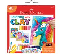 Faber-Castell Do Art Coloring with Clay Unicorn & Friends - Clay Set for Kids - Arts and Crafts for Kids