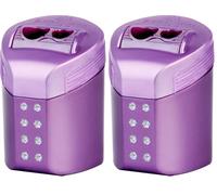 Faber-Castell Double Hole Sharpening Box RollOn Sparkle - Assorted Colours (Pack of 2)