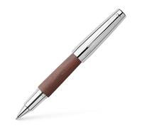 Faber-Castell e-motion Rollerball Pen - Dark Wood and Chrome
