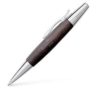 Faber-Castell E-Motion Twist Ballpoint Pen Pear Wood / Chrome B Line Width