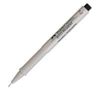 Faber-Castell Ecco Pigment Fibre Tip Pen, 0.2mm, Black