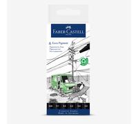 Faber Castell : Ecco Pigment Fibre Tip Pen : Set of 6
