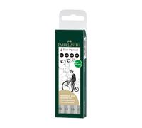 Faber-Castell 0.1mm/ 0.3mm/ 0.5mm/ 0.7mm Artline Drawing System - Black (Wallet of 4)