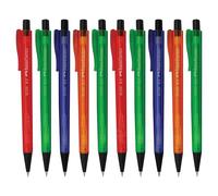Faber-Castell Econ Mechanical Pencil, 0.5mm Lead Size, Pack of 10, Triangular Trip, Propelling Pencil, Ideal for Write Draw Sketch Shade Draft, School Office Home Use