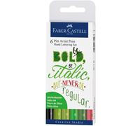 Faber Castell Fabercastell Pitt 6 Creativ Letterings Multicolor Kids