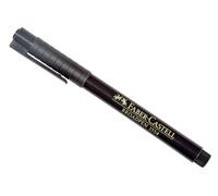 Faber Castell Faserschreiber Broadpen 1554 schwarz (10 Stck)