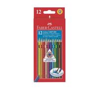 FABER-CASTELL Colour Grip Pencils - Assorted Colours (Pack of 12) - NEW
