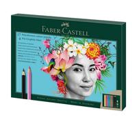 Faber-Castell Art & Graphic Polychromos Colour Pencil, Gift Set, Mixed Media Multicoloured, Polychromos Gift Set, for Art, Craft, Drawing, Sketching, Home, School, University, Colouring