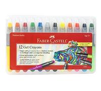 Faber-Castell Gel Crayons - 12 Vibrant Colors In Durable Storage Case
