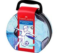 Faber-Castell Felt Tip Pen Connector Metal Football with 33 Pens