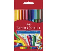 Faber-Castell FIBRE TIP CONNECTOR PENS BOX 10