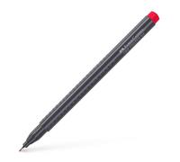 Faber-Castell Fibre-Tip Grip Pen 0.4Mm Tip Alizarin Crimson 56% Recycled Plastic