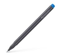 Faber-Castell Fibre-Tip Grip Pen 0.4Mm Tip Helioblue Reddish 56% Recycled Plasti