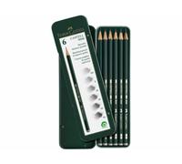 Faber-Castell Faber Castell 9000 Castell Graphite Pencil Tin Of 6