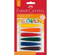 Faber-Castell Finger Shaped Easy Grip Crayons (Pack of 6)