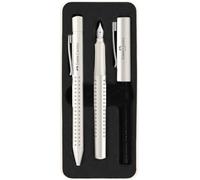 Faber-Castell Fountain pen M/Ballpoint pen set Grip 2010 coconut milk