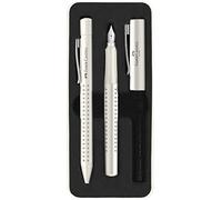 Faber-Castell Fountain pen M/Ballpoint pen set Grip 2010 coconut milk