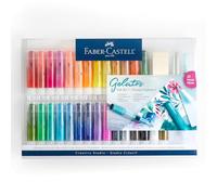 Faber-Castell Gelatos Original Gift Set - 28 Colors - Multi-Purpose Art Color Sticks Set, 34 Piece Gift Set