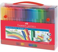 Faber-Castell Felt Tip Pens 155560 3 mm Assorted Pack of 60