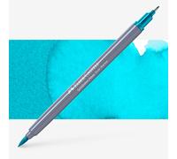 Faber-Castell Creative Studio Goldfaber Aqua Dual Marker, Light Cobalt Turquoise, Single Marker, For Art, Craft, Drawing, Sketching, Home, School, University, Colouring